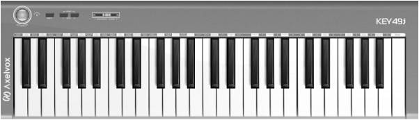 AXELVOX KEY49j Grey - MIDI-клавиатура