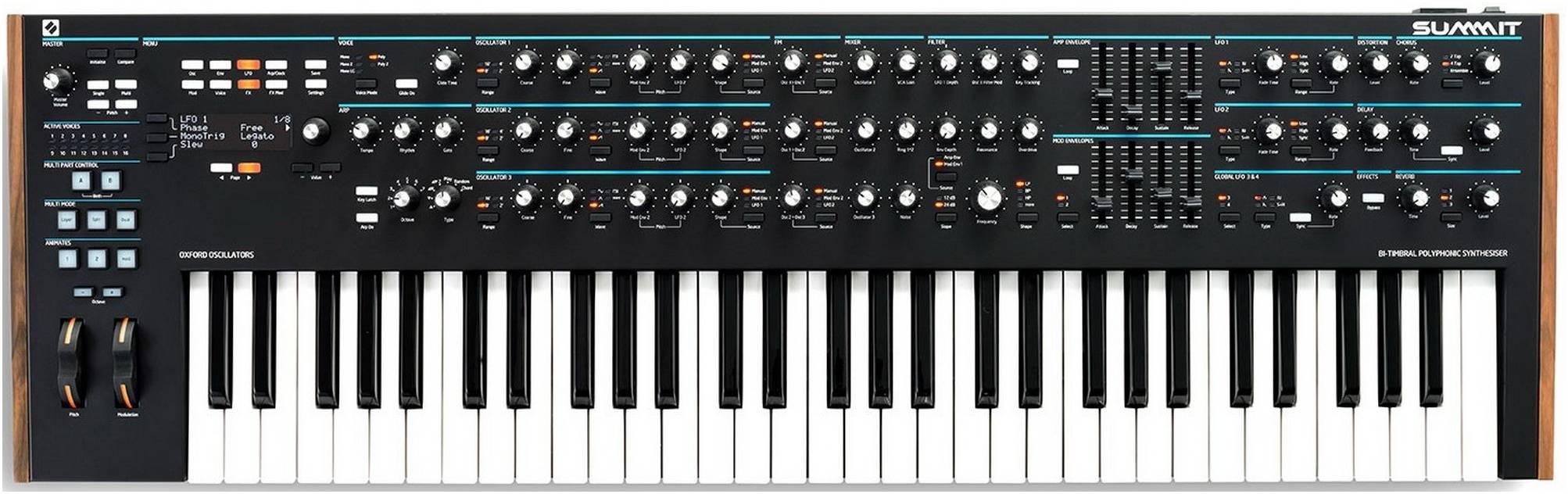 Novation Summit двухмодульный 16ти голосый полифонический синтезатор. 61...