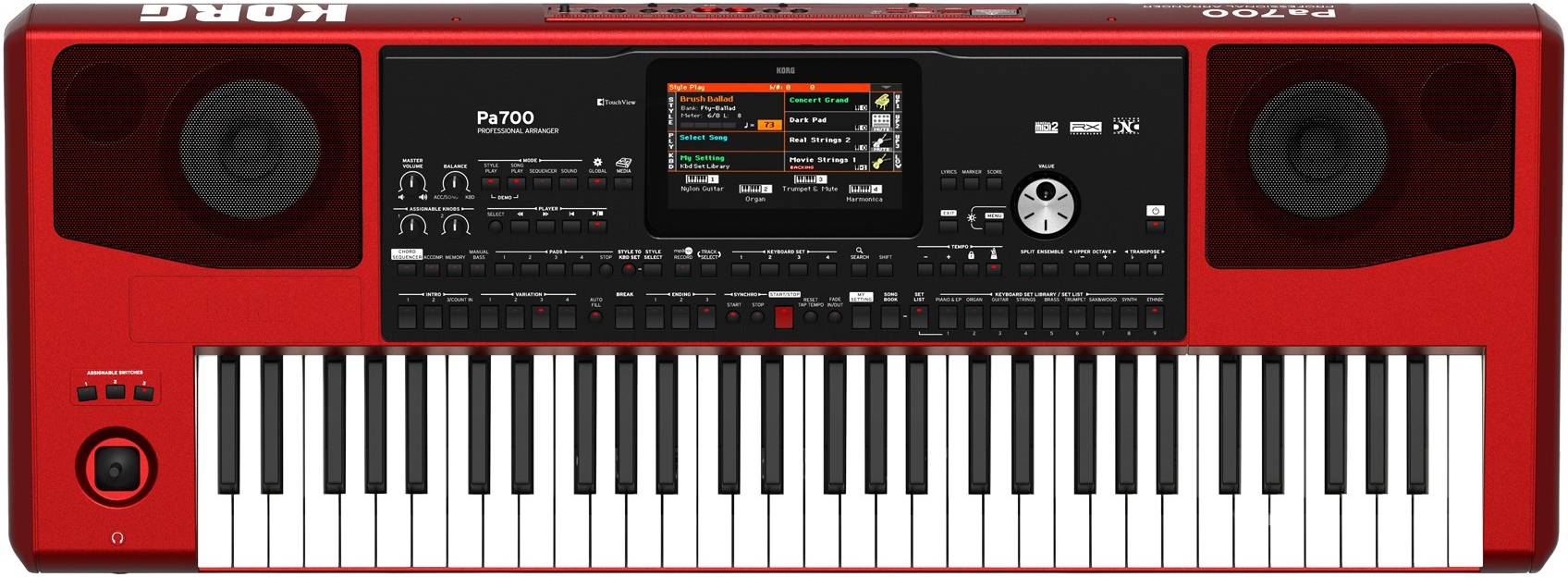 KORG PA700 RD профессиональная аранжировочная станция, 61 клавиша. Лимитированное...
