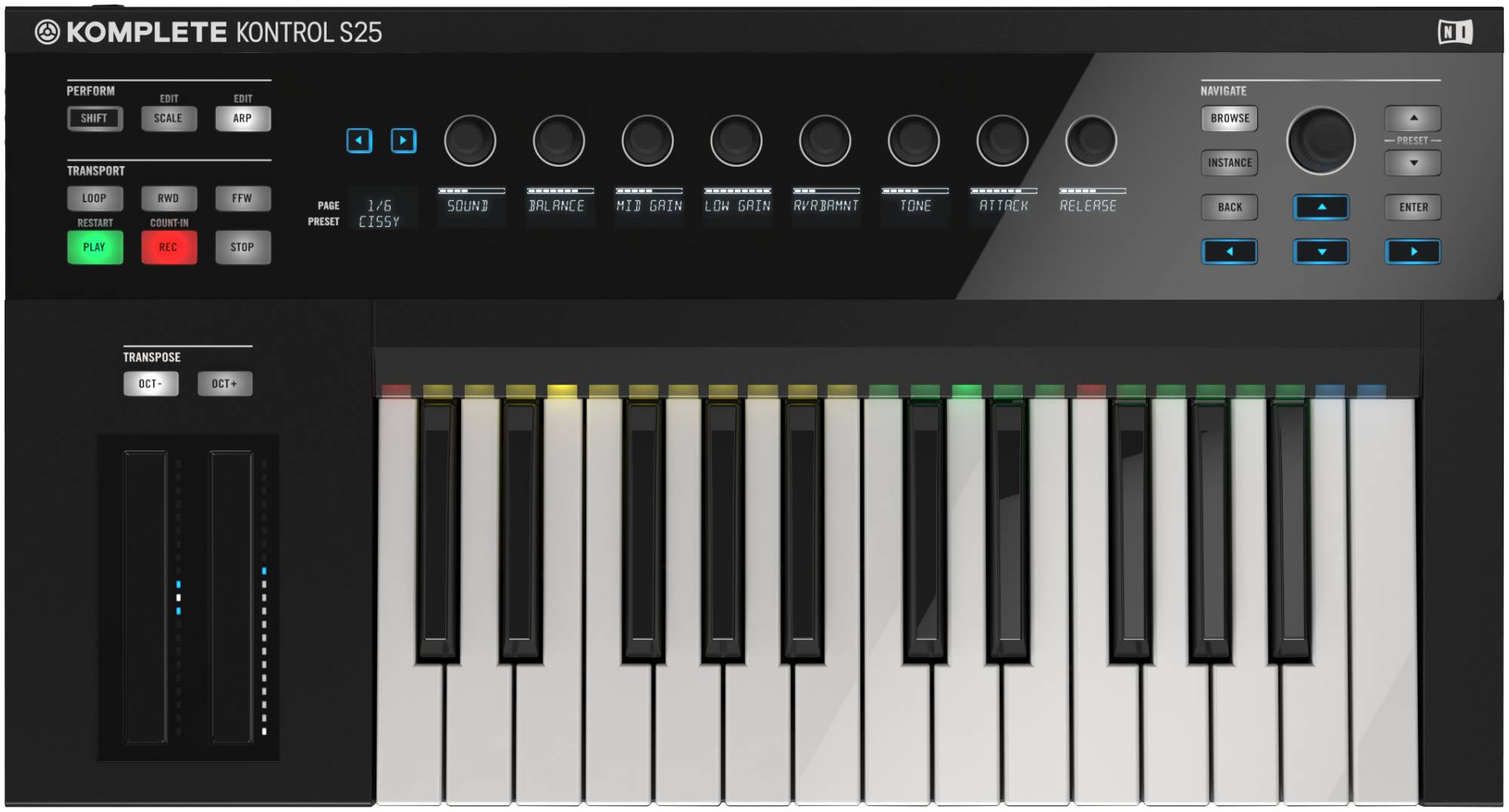NATIVE INSTRUMENTS Komplete Kontrol S25 - MIDI-клавиатура