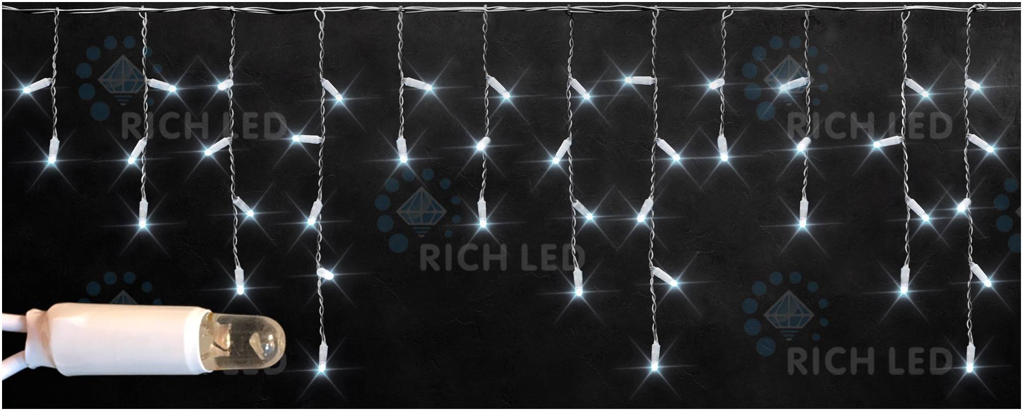 RICH LED RL-i3*0.5F-RW/W - Бахрома светодиодная