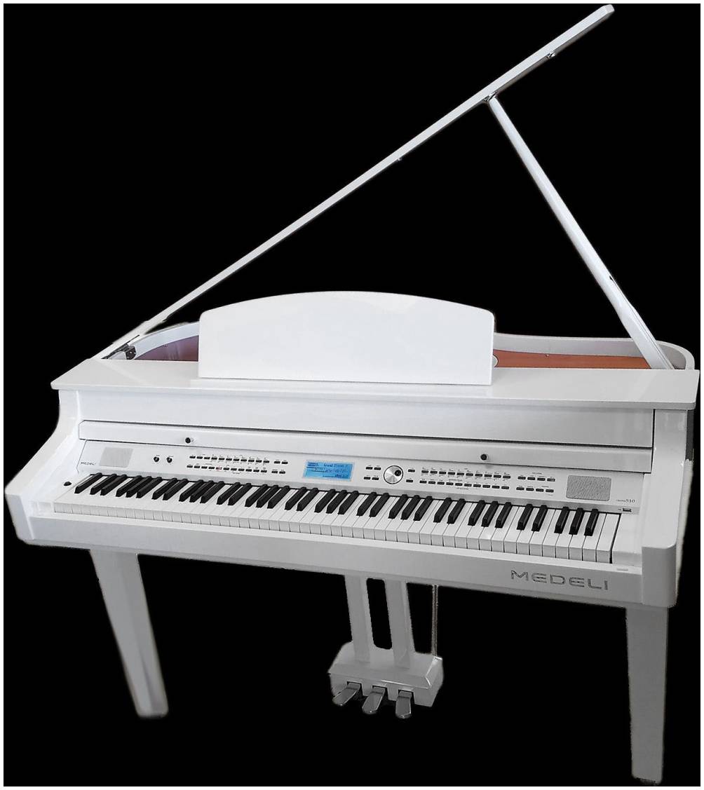 MEDELI GRAND510(GW) Цифровой рояль, белый (2 части).