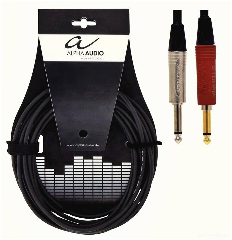 ALPHA AUDIO Peak Line кабель инструментальный monojack/monojack silent,...