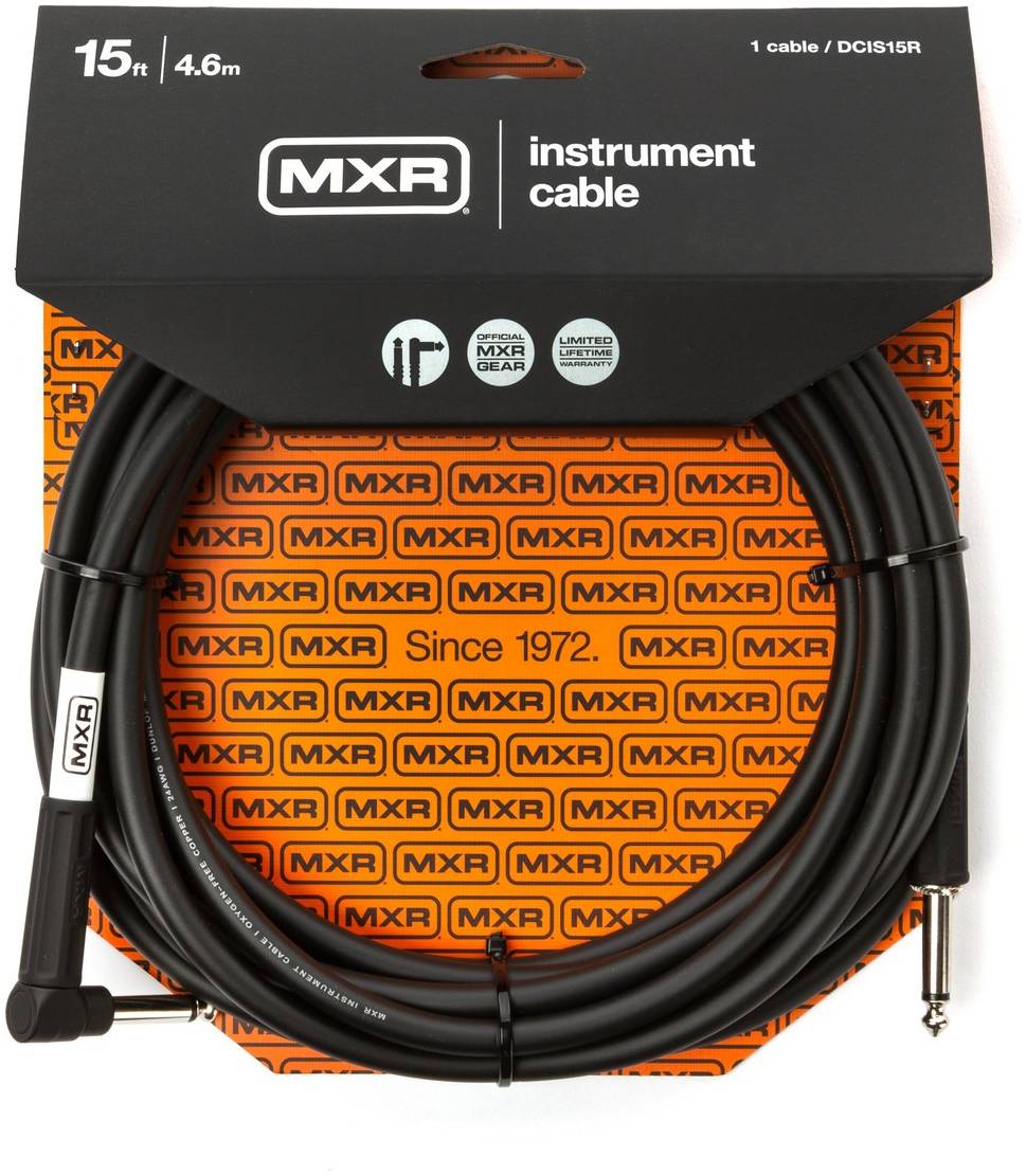 DUNLOP MXR DCIS15R INSTR CABLE 15FT RA - Инструментальный кабель