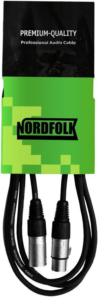 NORDFOLK NMC9/20M кабель микрофонный XLR(F) XLR(M), ? 6 мм, 20 метров