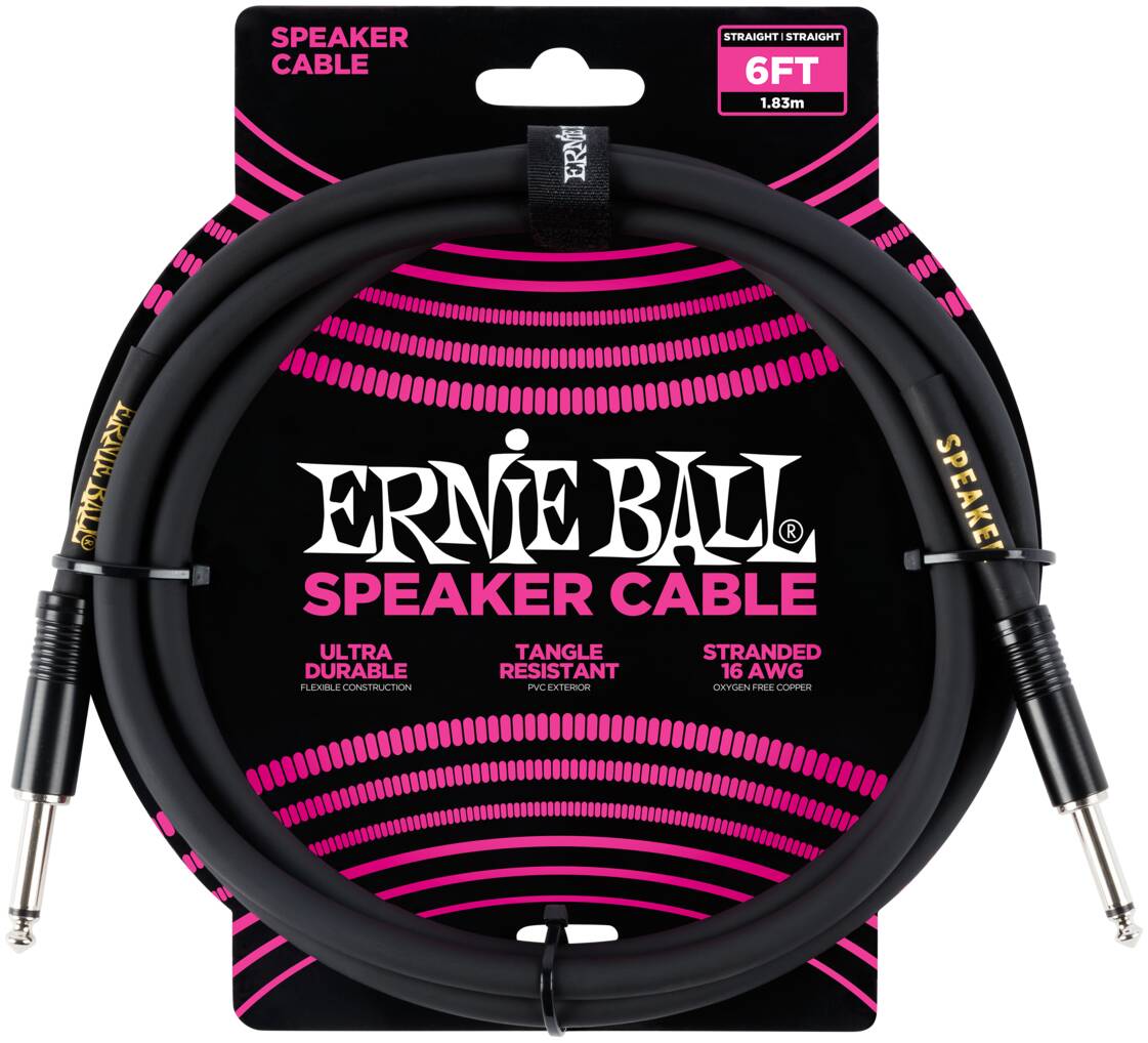 ERNIE BALL 6072, 1.8м - Спикерный кабель