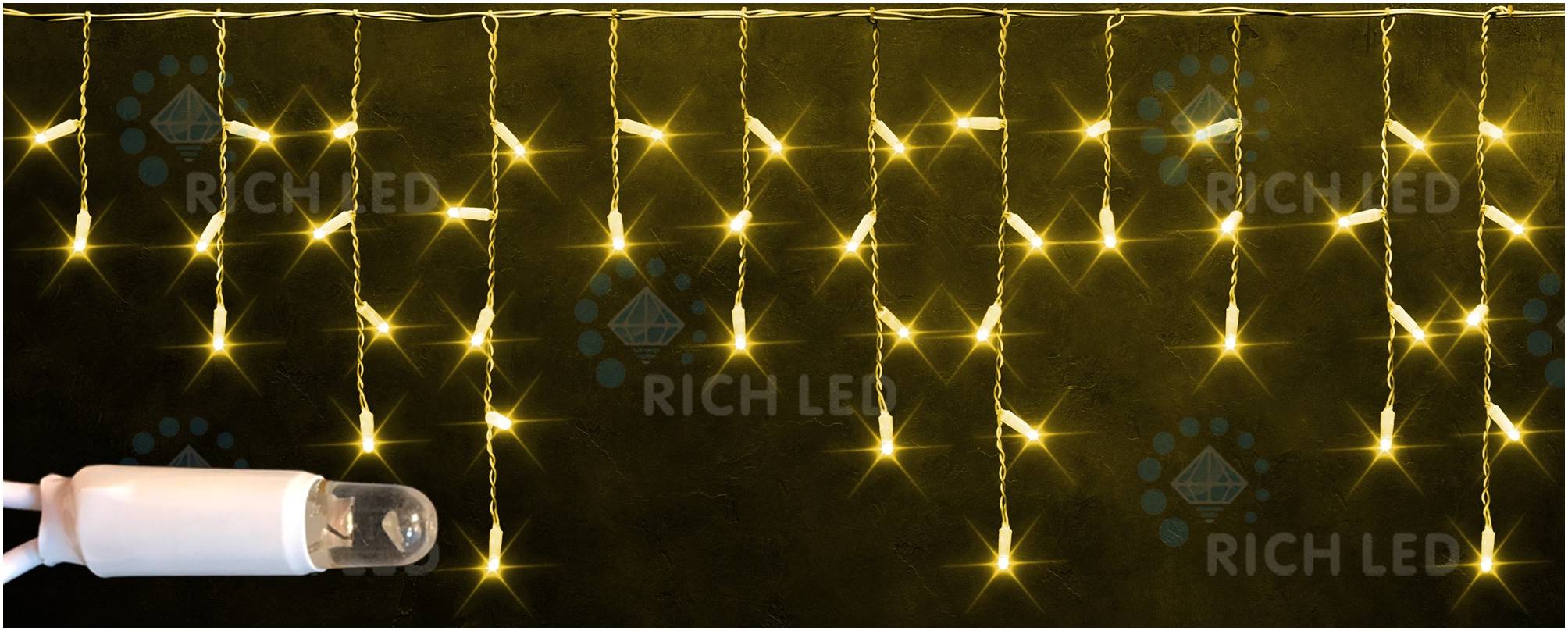 RICH LED RL-i3*0.5F-RW/Y - Бахрома светодиодная