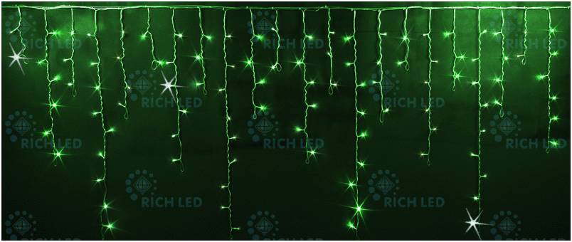 RICH LED RL-i3*0.9F-T/G - Бахрома светодиодная