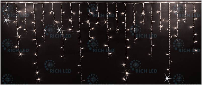 RICH LED RL-i3*0.9F-T/WW - Бахрома светодиодная