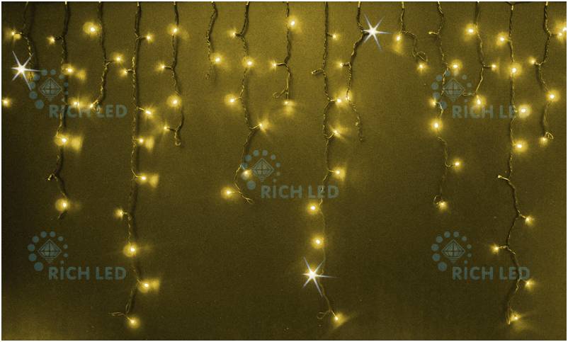 RICH LED RL-i3*0.9F-B/Y - Бахрома светодиодная