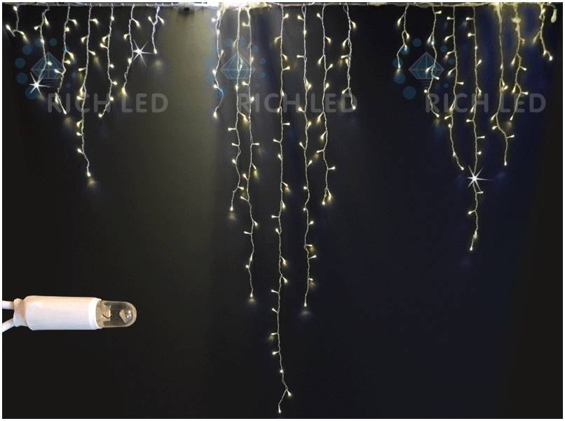 RICH LED RL-i2.4*2.2F-CW/WW - Бахрома светодиодная