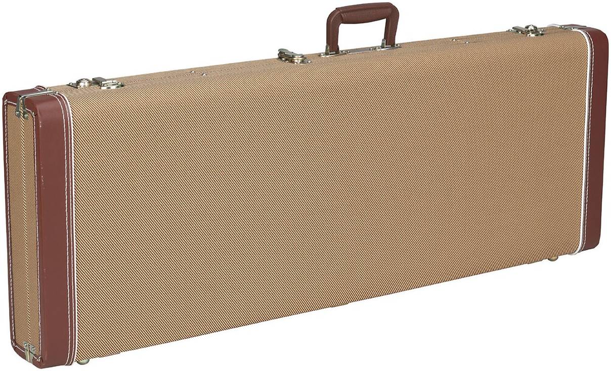 FENDER Pro Series Stratocaster/Telecaster Case Tweed with Orange Plush Interior - Кейс для электрогитары