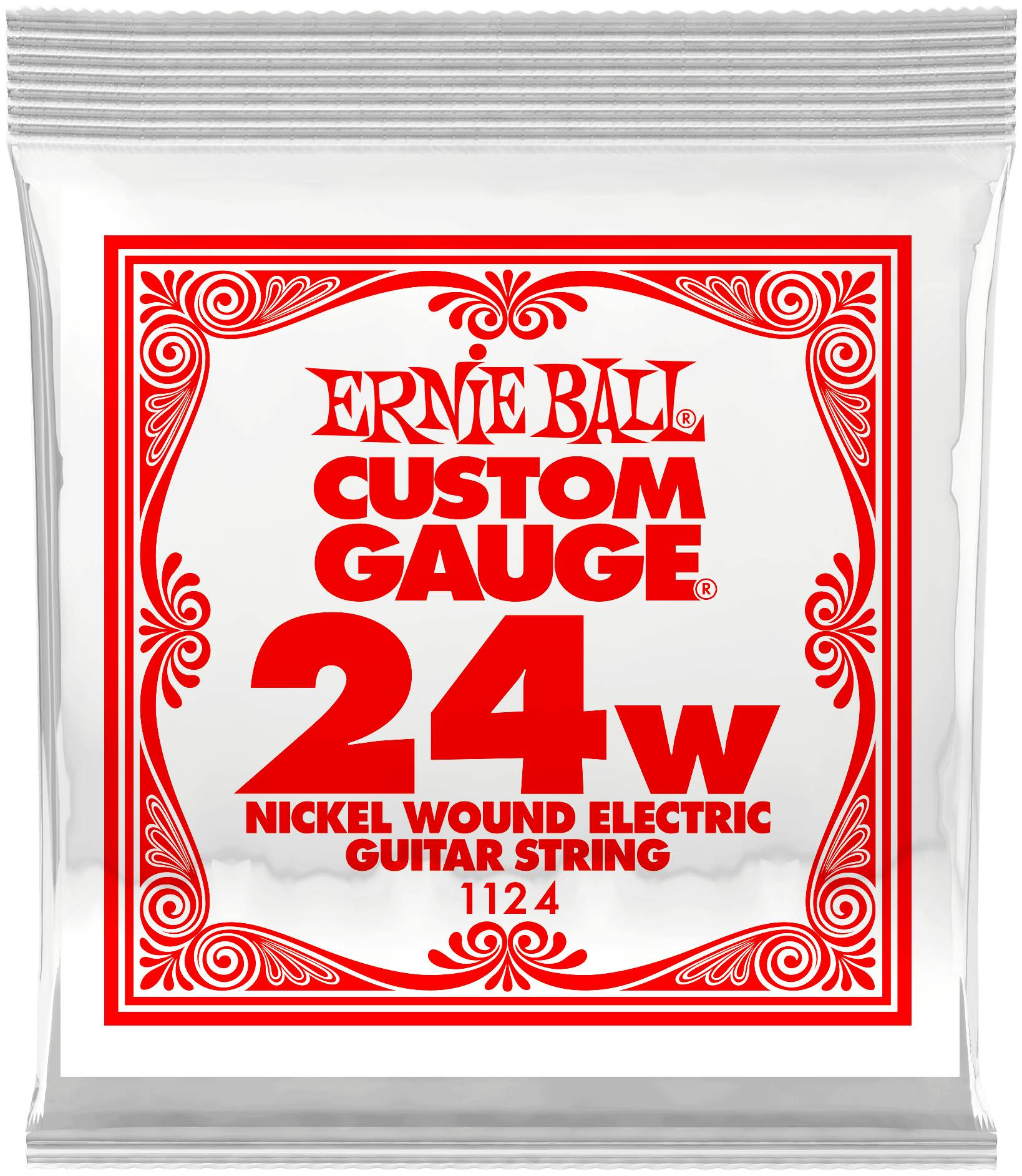 ERNIE BALL 1124 Nickel Wound .024 - Струна одиночная для электрогитары