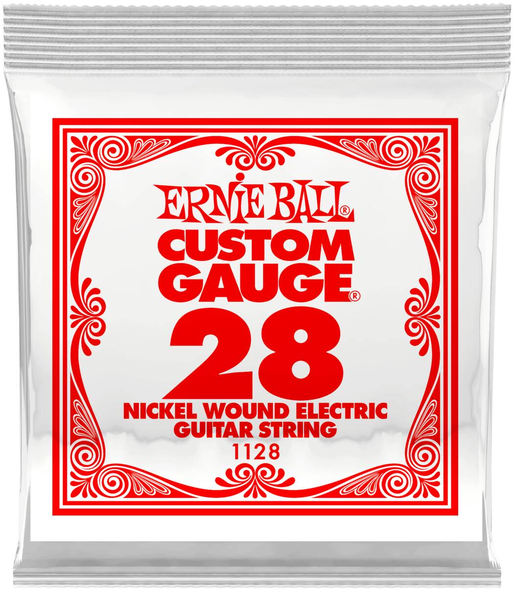 ERNIE BALL 1128 Nickel Wound .028 - Струна одиночная для электрогитары