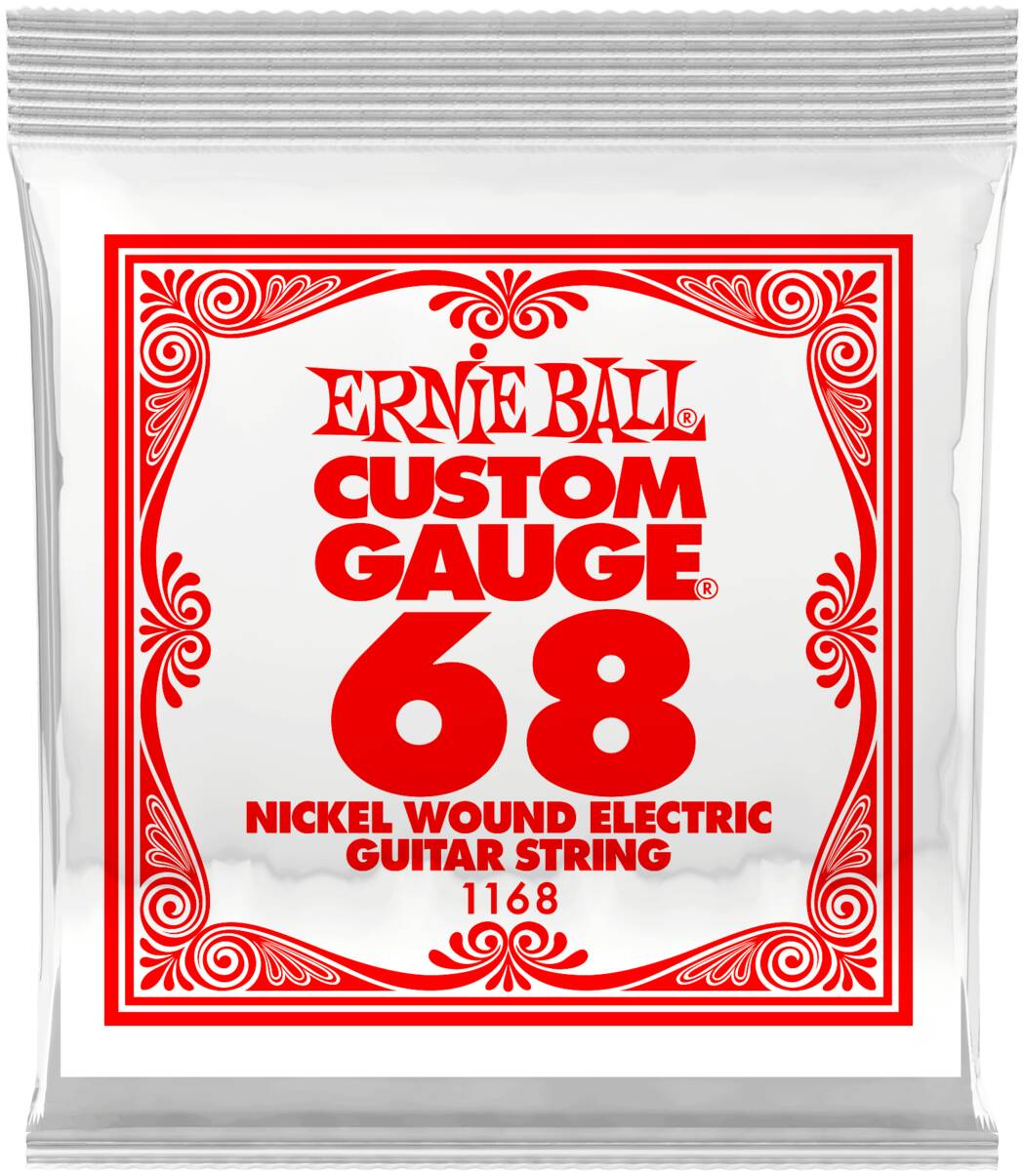 ERNIE BALL 1168 Nickel Wound .068 - Струна одиночная для электрогитары