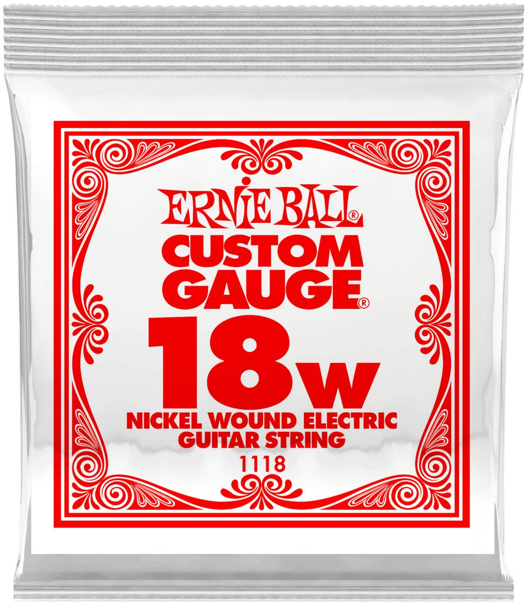 ERNIE BALL 1118 Nickel Wound .018 - Струна одиночная для электрогитары