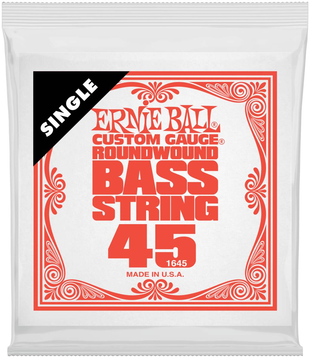 ERNIE BALL 1645 Nickel Wound .045 - Струна одиночная для бас-гитары