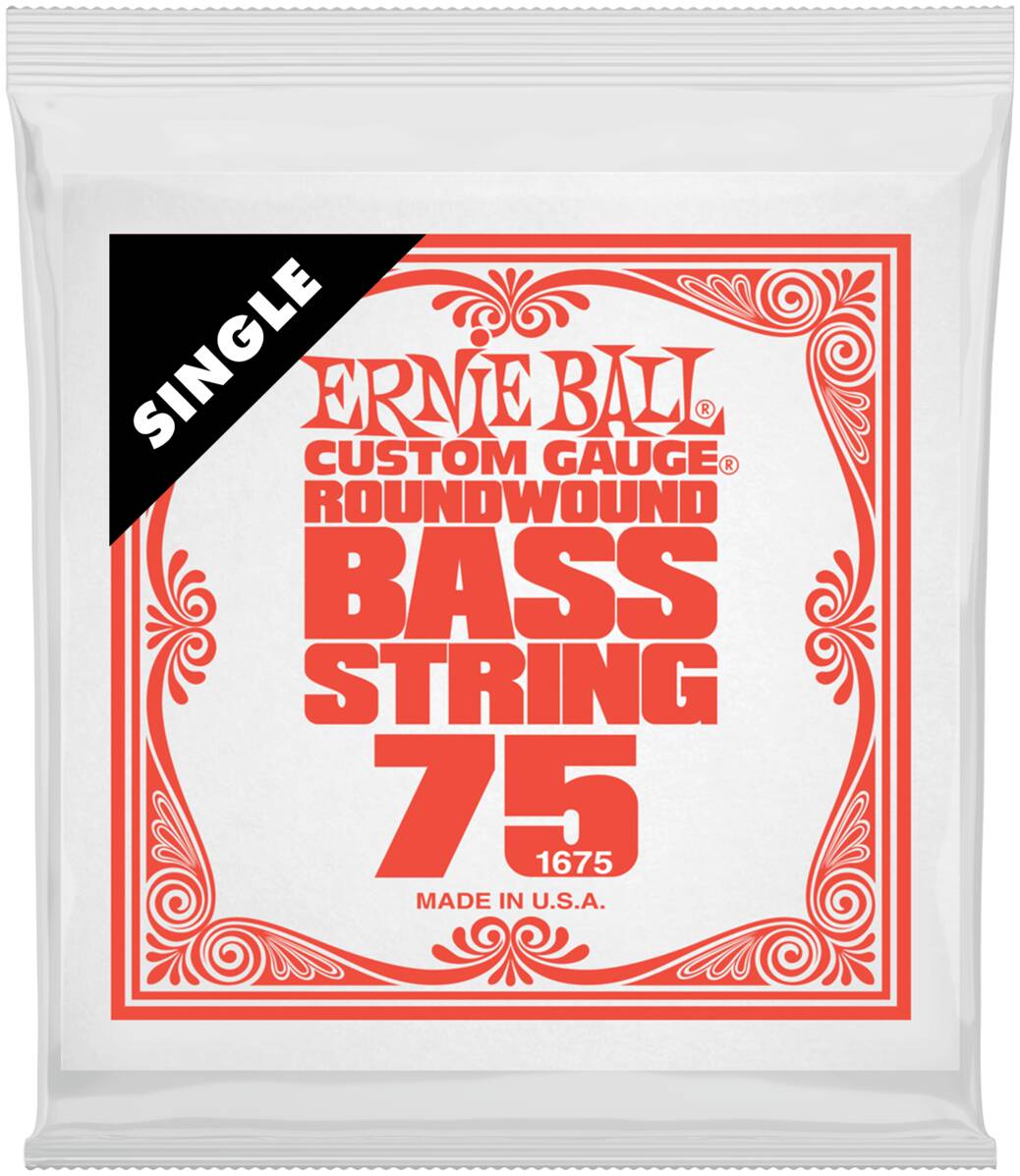 ERNIE BALL 1675 Nickel Wound .075 - Струна одиночная для бас-гитары