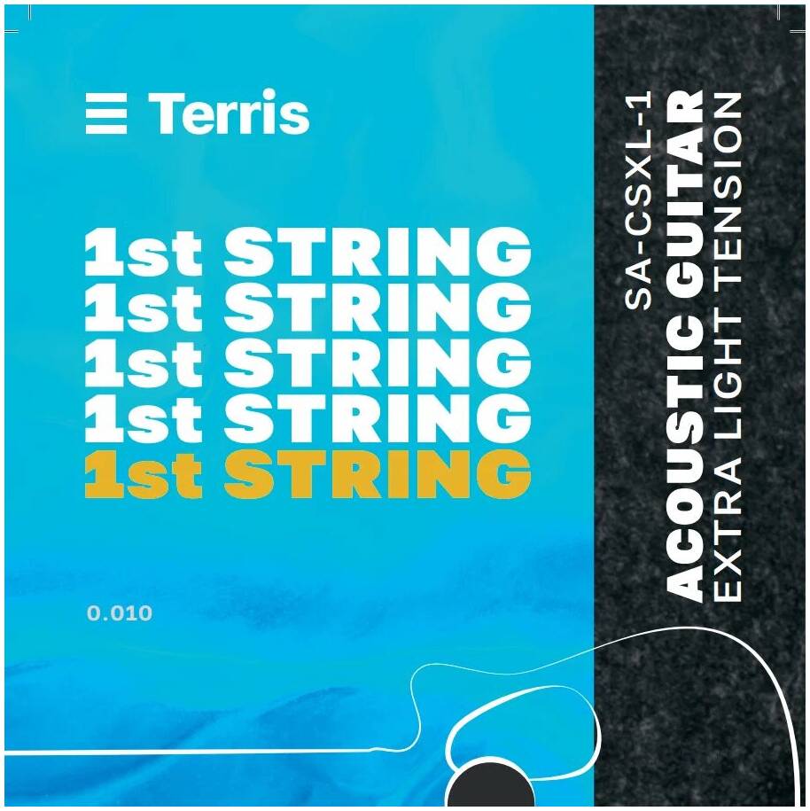 TERRIS SA-CSXL-1 - Струна одиночная для акустической гитары