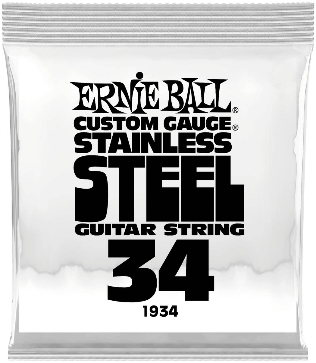 ERNIE BALL 1934 Stainless Steel .034 - Струна одиночная для электрогитары