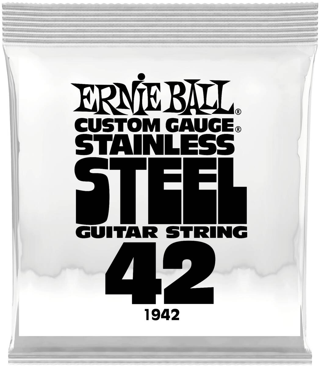 ERNIE BALL 1942 Stainless Steel .042 - Струна одиночная для электрогитары