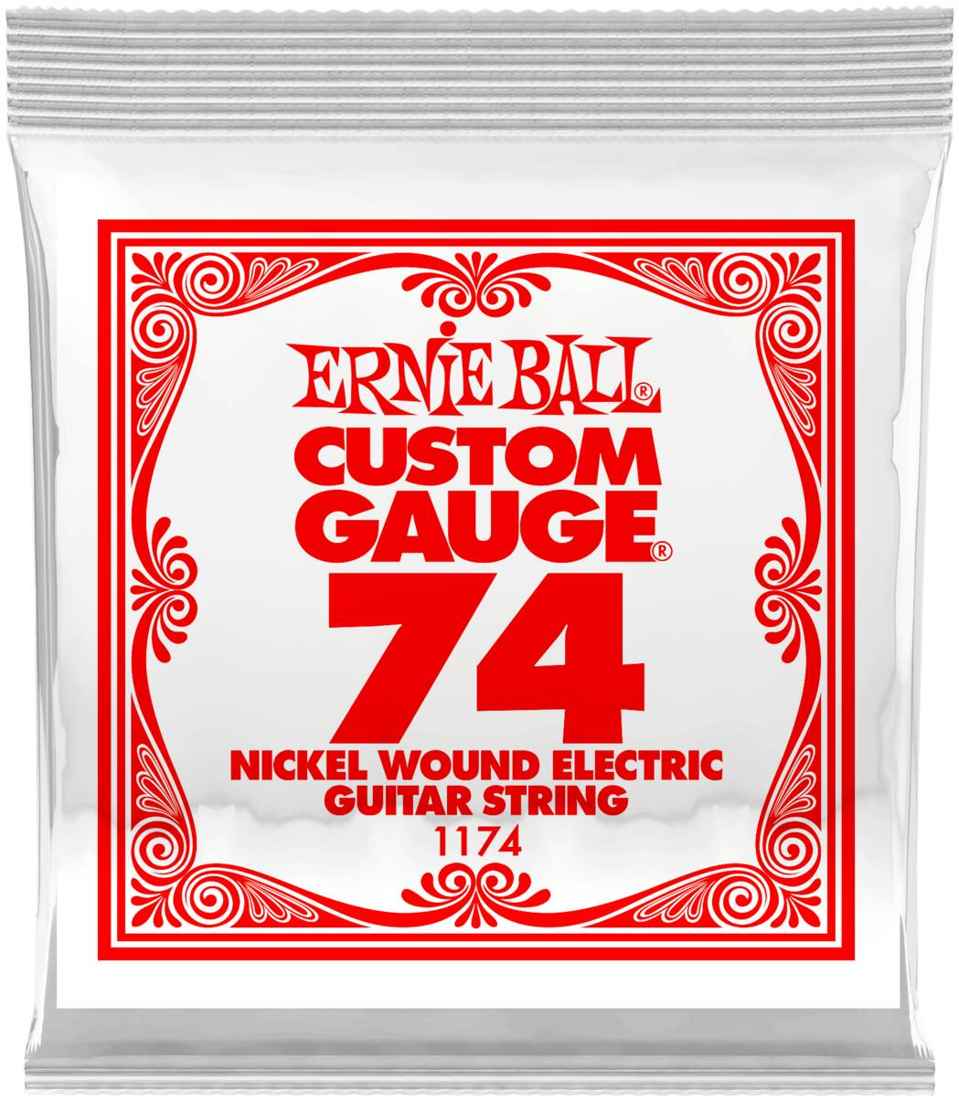 ERNIE BALL 1174 Nickel Wound .074 - Струна одиночная для электрогитары
