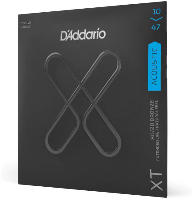 D'ADDARIO XTABR1047-12 - Струны для акустической 12-струнной гитары