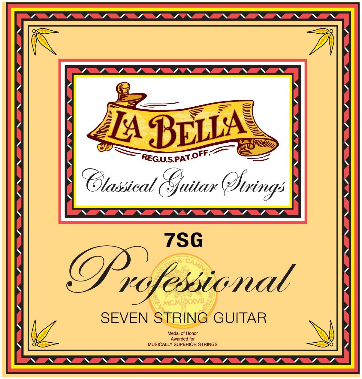 LA BELLA 7SG - Струны для классической гитары