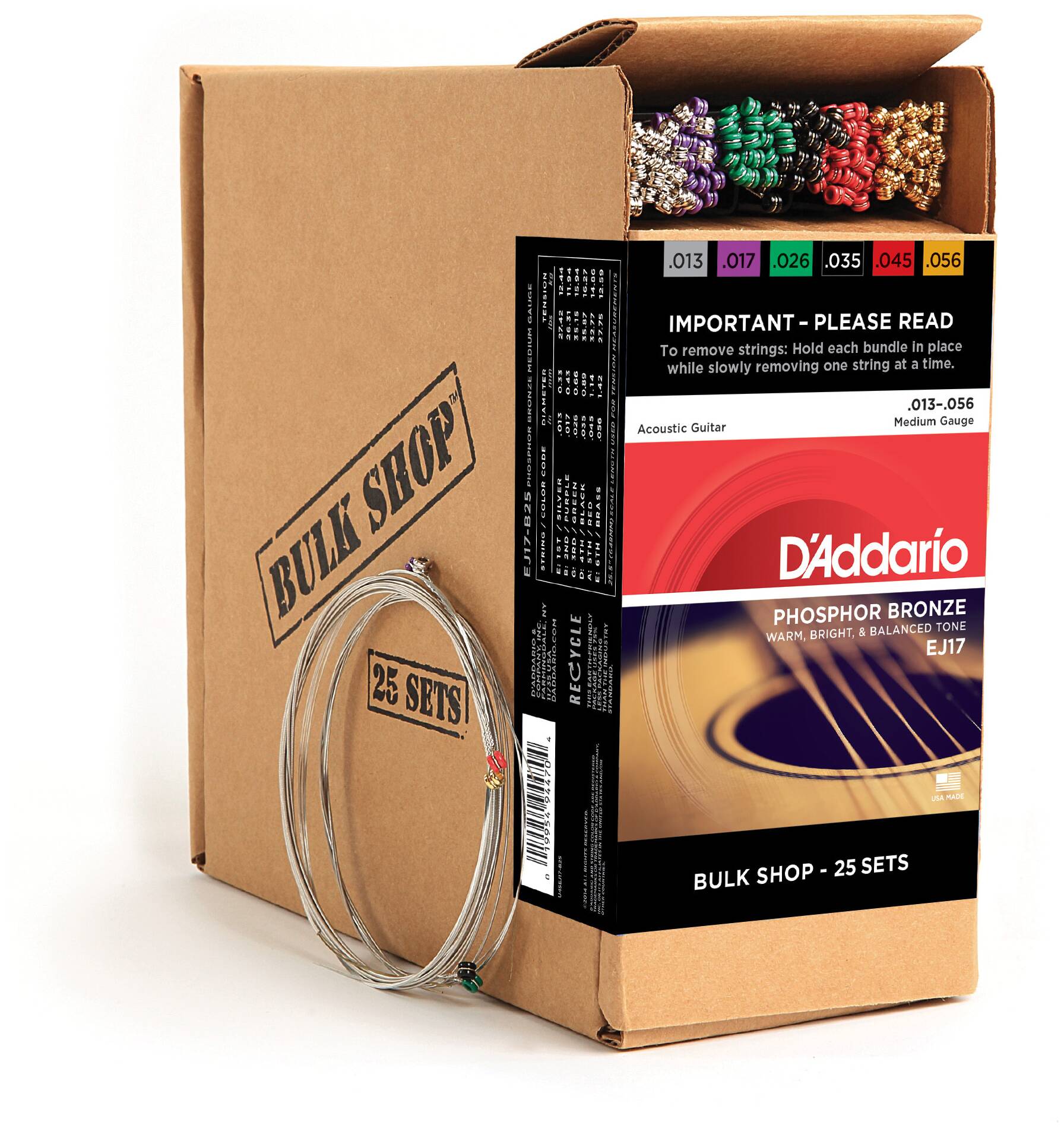 D'ADDARIO EJ17-B25 - Струны для акустической гитары