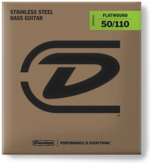 DUNLOP BASS FLATWND LG SCALE 50/110-4/SET DBFS50110 - Струны
