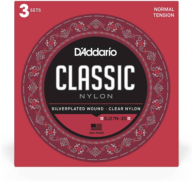 D'ADDARIO EJ27 N-3D - Струны для классической гитары