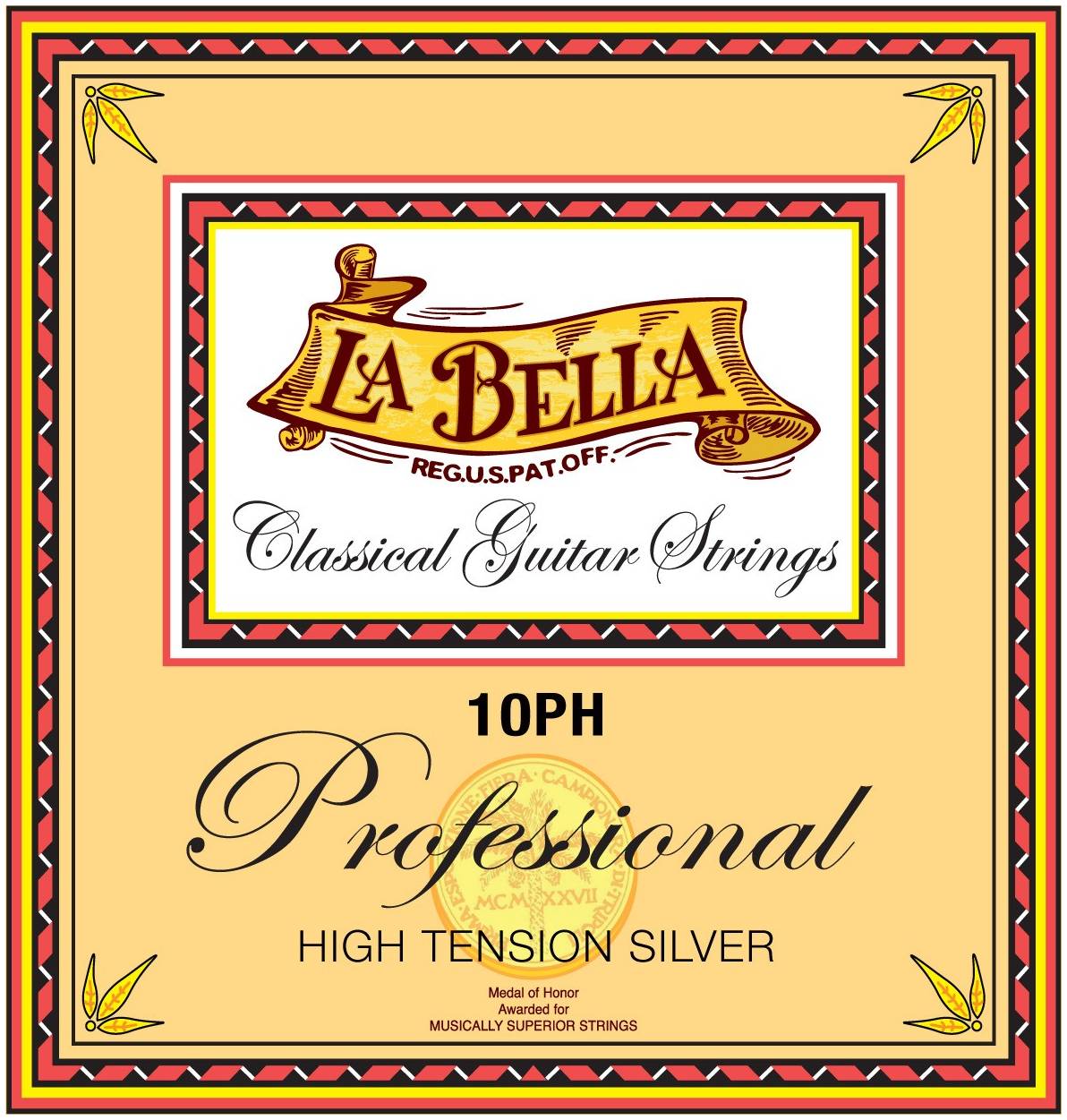 LA BELLA 10PH - Струны для классической гитары