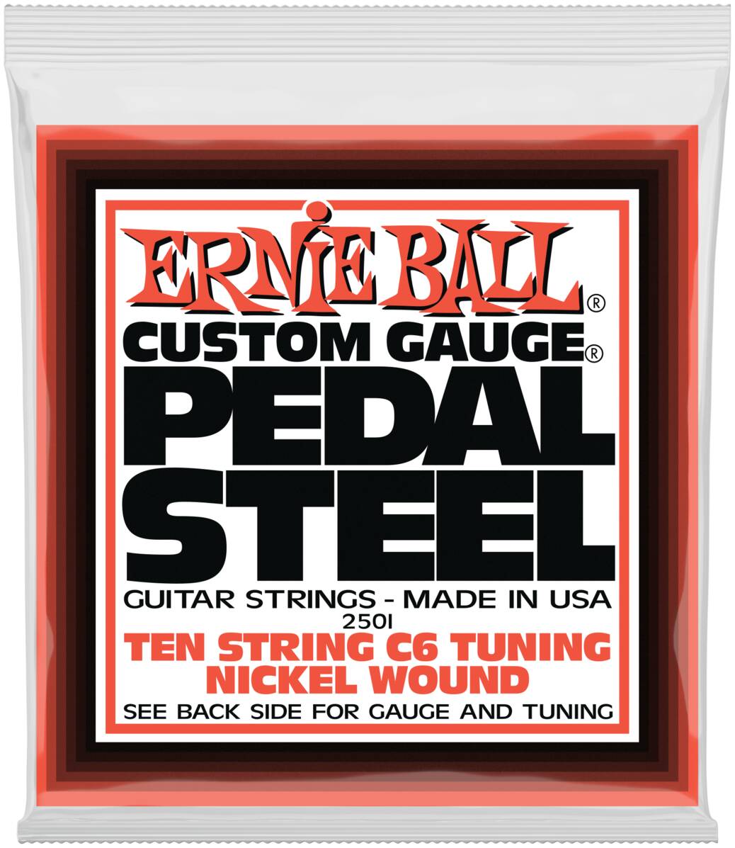 ERNIE BALL 2501 Nickel Wound C6 Tuning 12-66 - Струны для педальной 10-струнной слайд-гитары