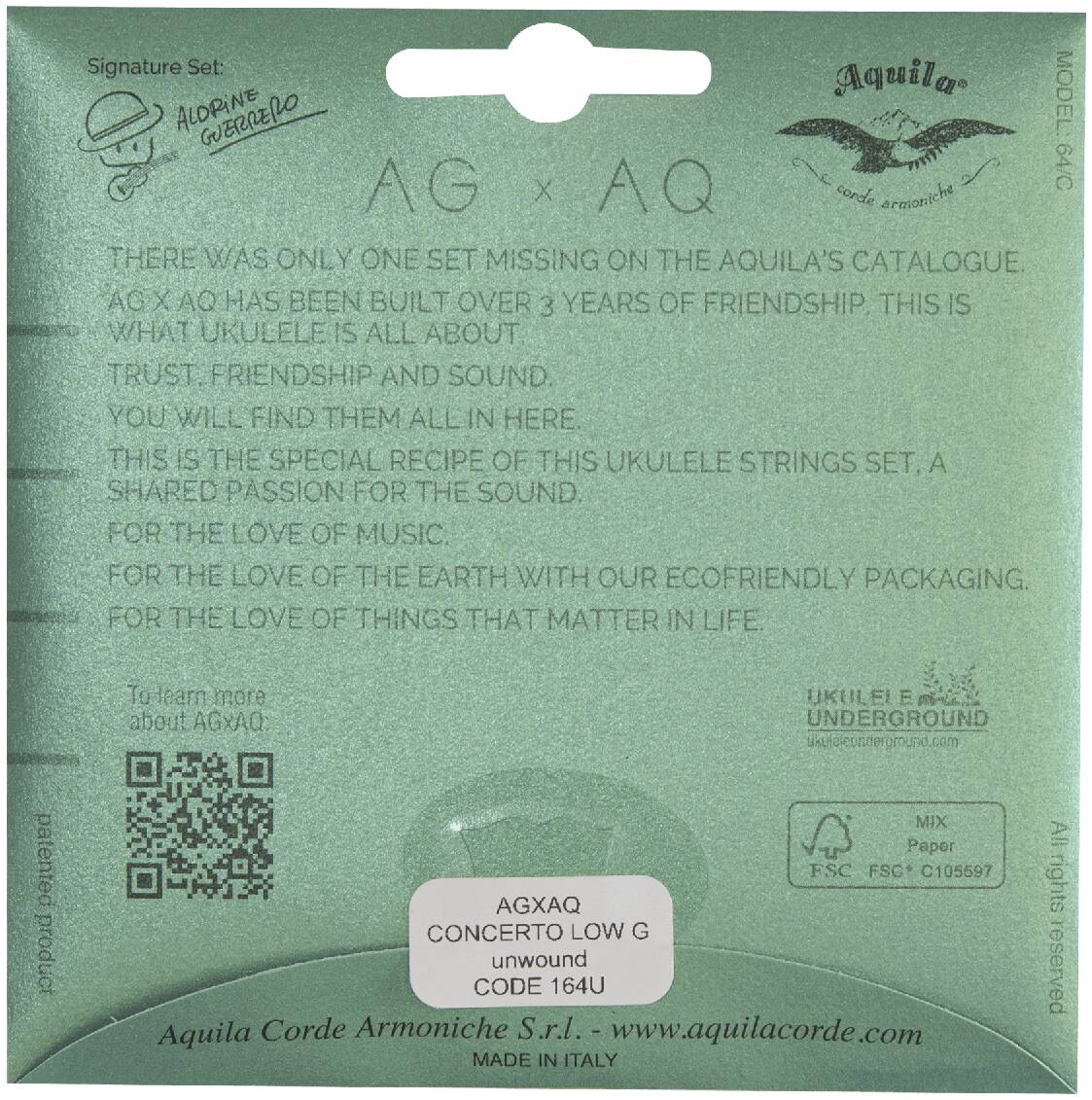AQUILA 164U - Струны для укулеле концерт