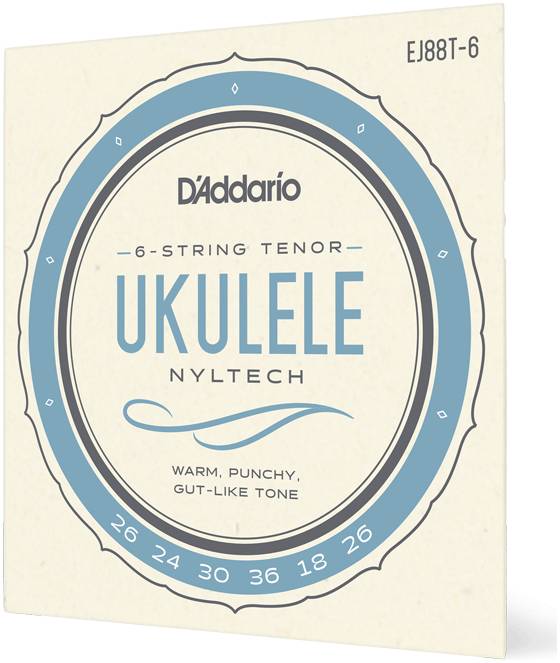 D'ADDARIO EJ88 T-6 - Струны для укулеле тенор 6 струн