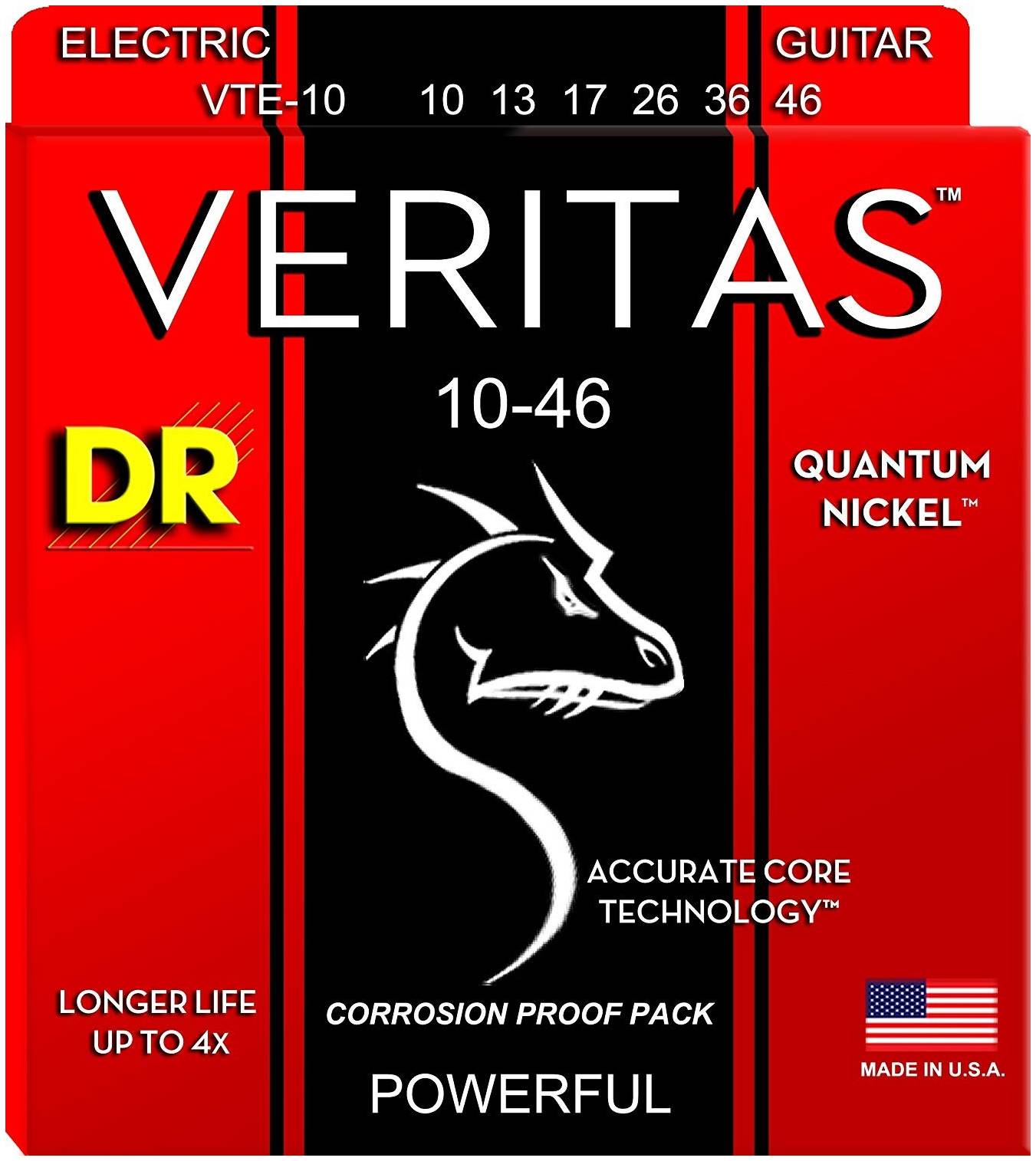 DR VTE 10 - Струны для электрогитары