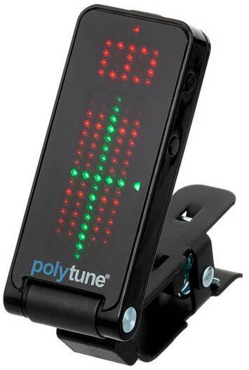 TC Electronic PolyTune Clip Black полифонический тюнер-прищепка, цвет черный