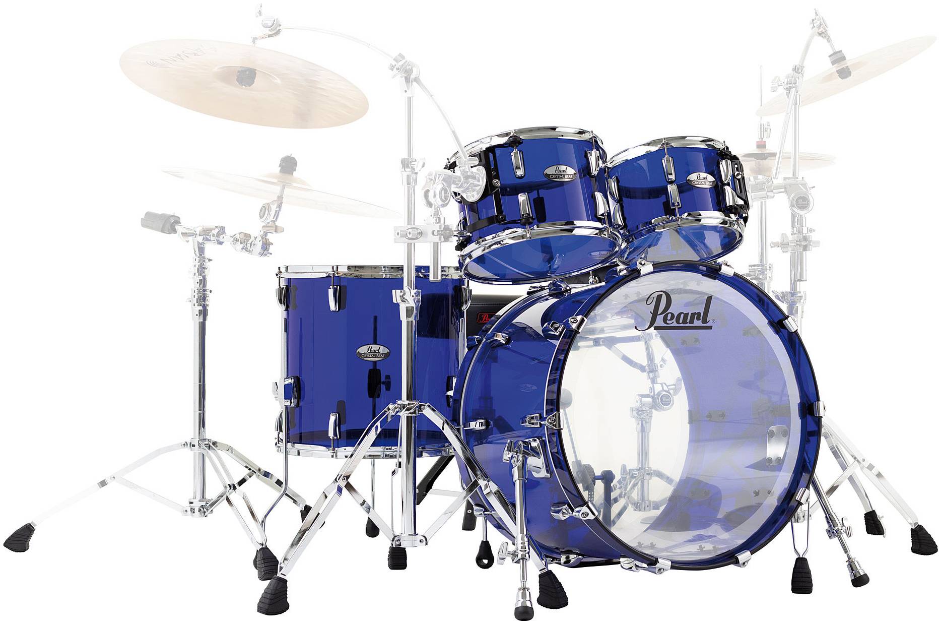 PEARL CRB524P/C742 - акриловая барабанная установка серии Crystal Beat,...