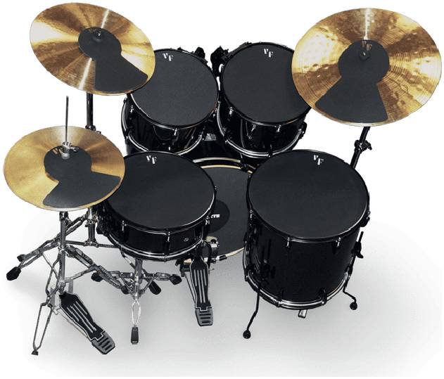 VIC FIRTH MUTEPP 6 - Тренировочный набор для ударной установки 10", 12", 14", 16", 22" и 3х тарелок