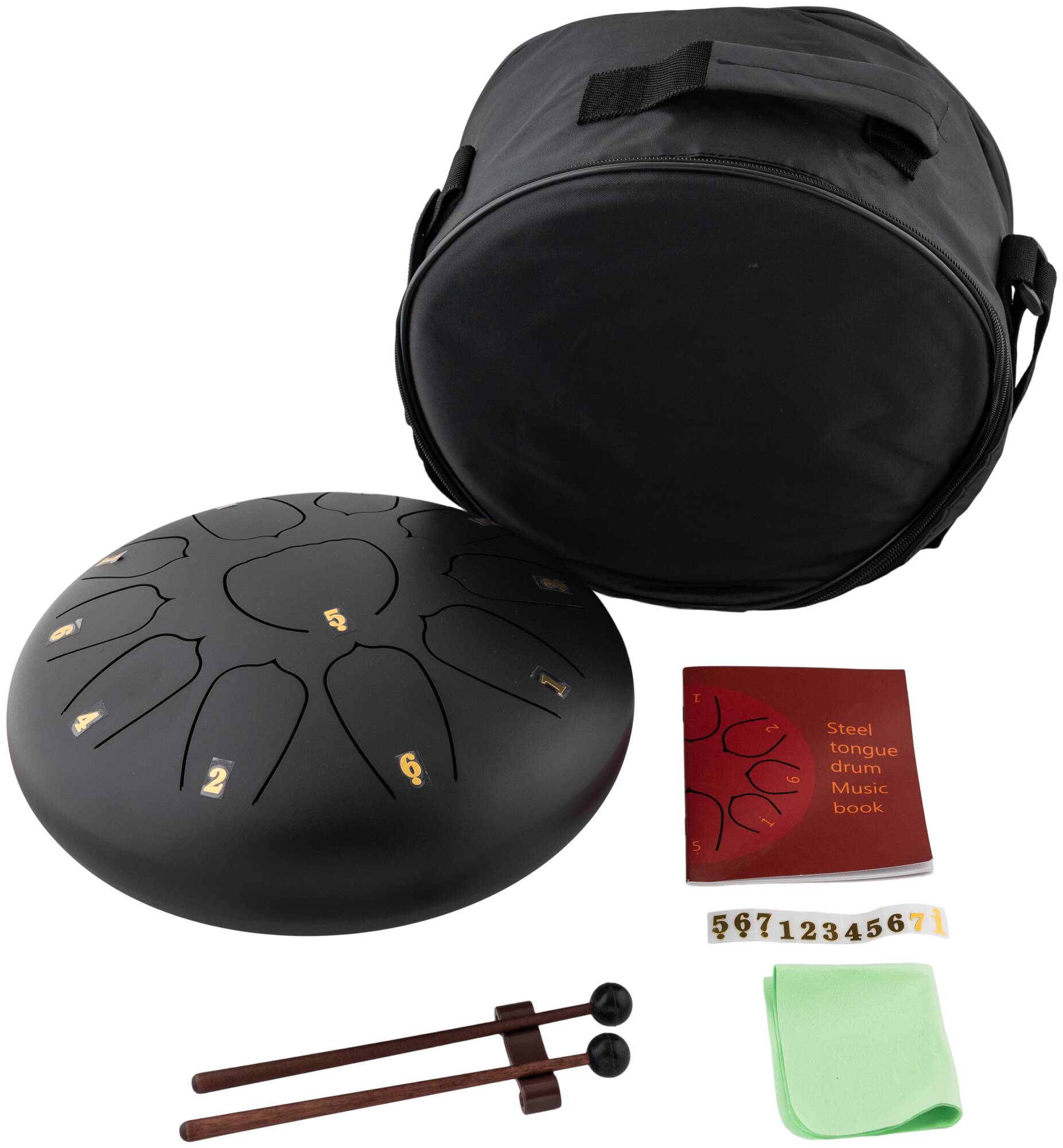 BEE DF1107 BLACK - Барабан язычковый Глюкофон