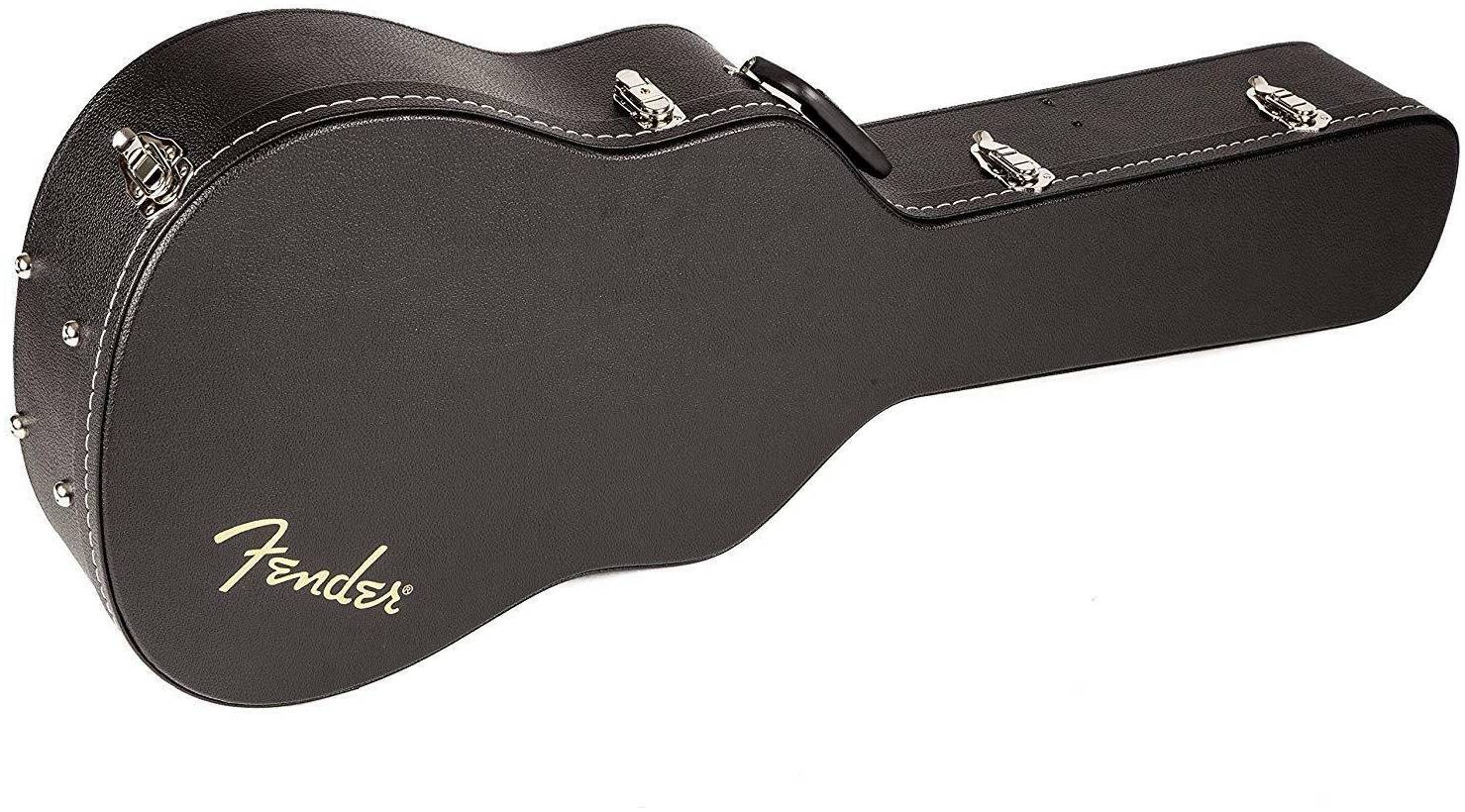 FENDER Flat-Top Dreadnought Acoustic Guitar Case, Black - Кейс для акустической гитары
