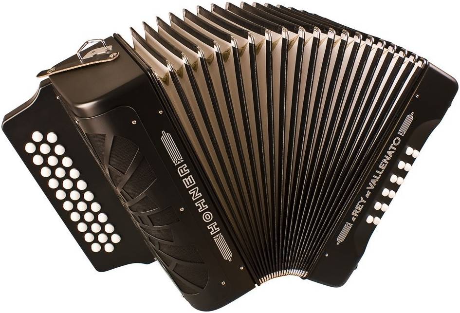 HOHNER El Rey del Vallenato GCF black - Аккордеон диатонический
