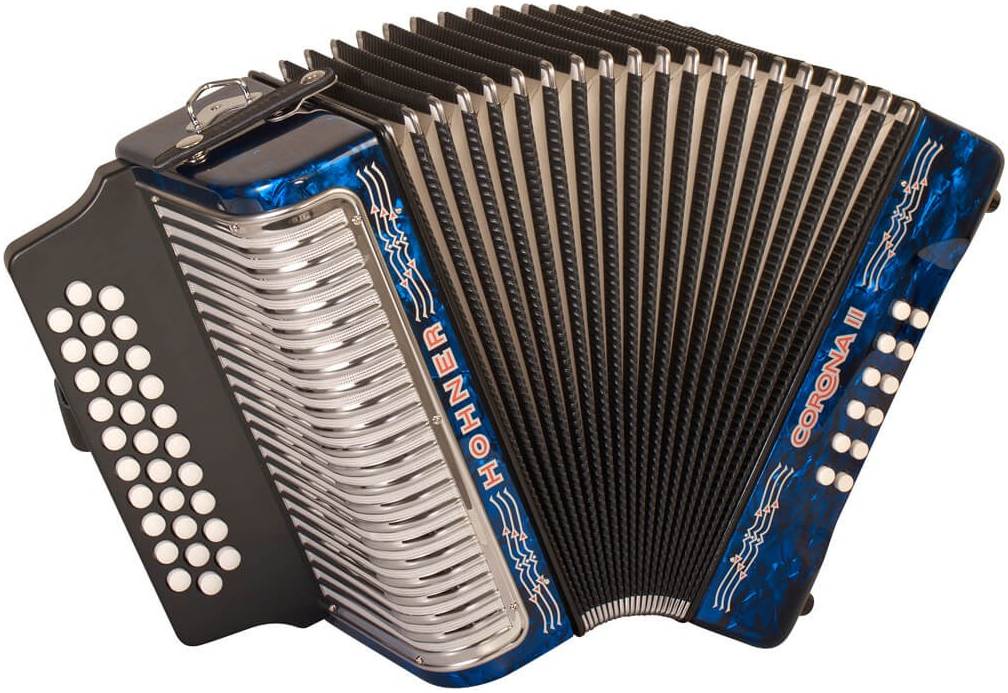HOHNER Corona II FBbEb dark blue - Аккордеон диатонический
