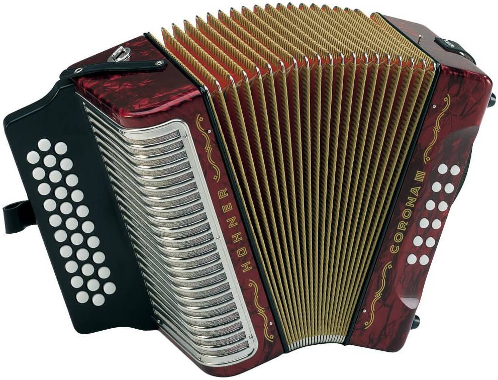 HOHNER Corona III ADG red - Аккордеон диатонический