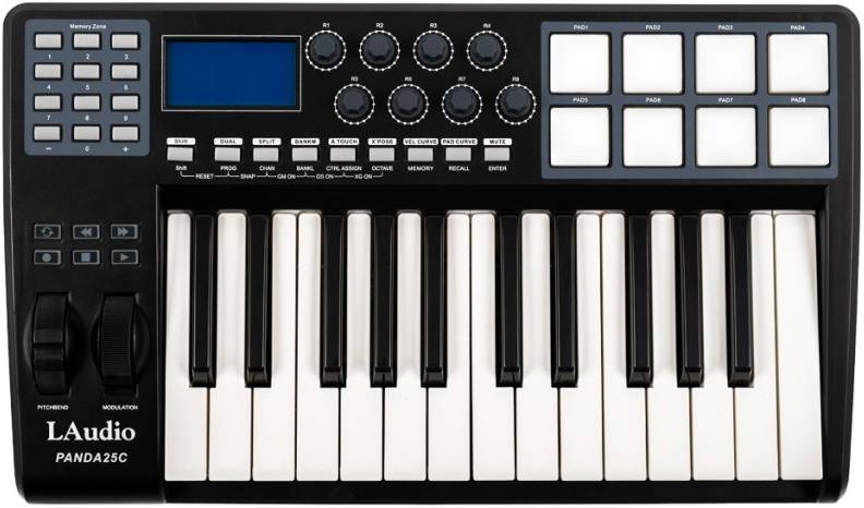 LAUDIO Panda-25C MIDI-контроллер, 25 клавиш, LAudio