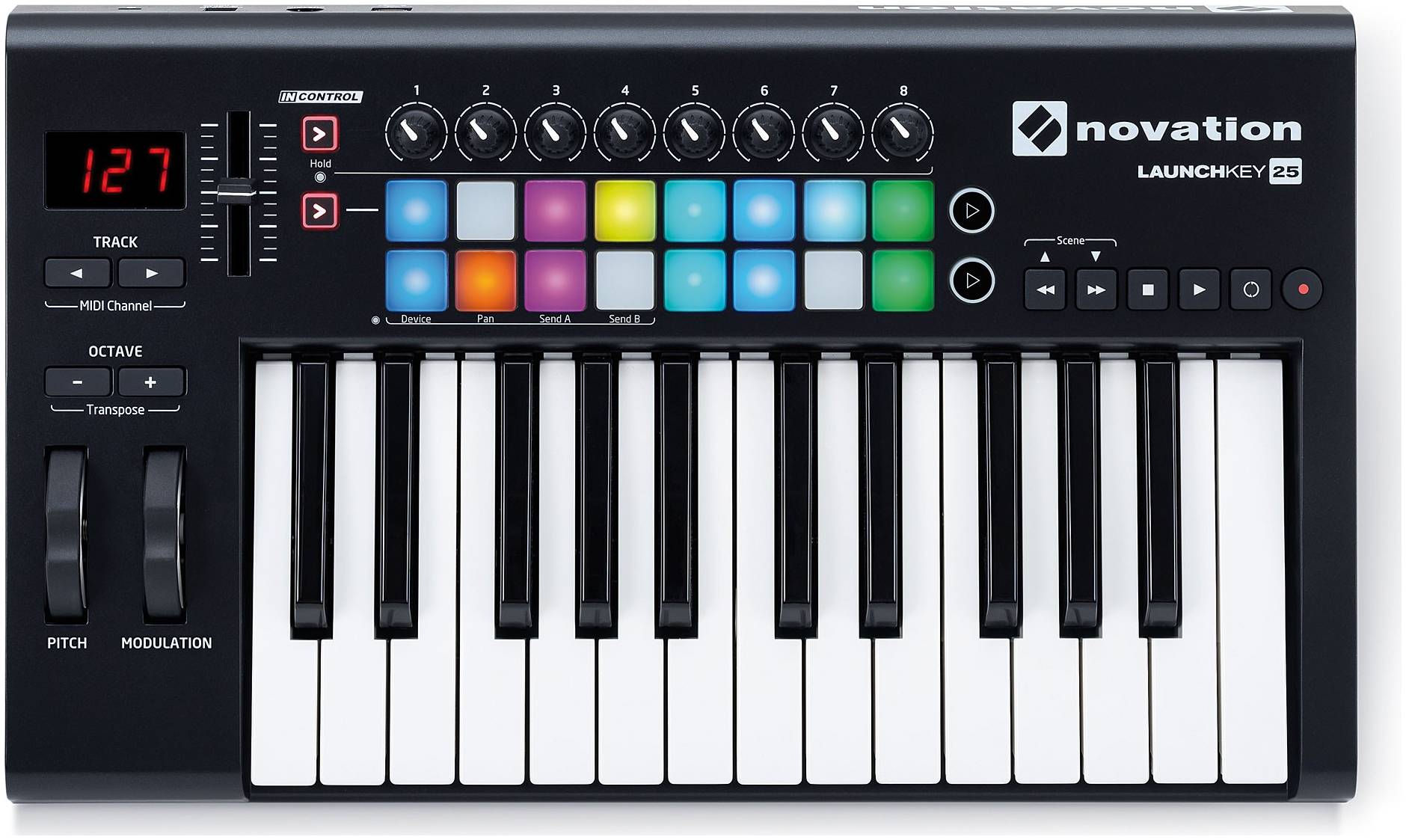 NOVATION Launchkey 25 MK2 - MIDI-клавиатура