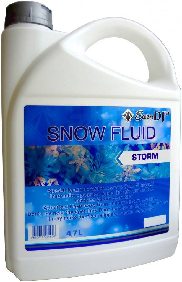 EURO DJ Snow Fluid STORM, 4,7L - Жидкость