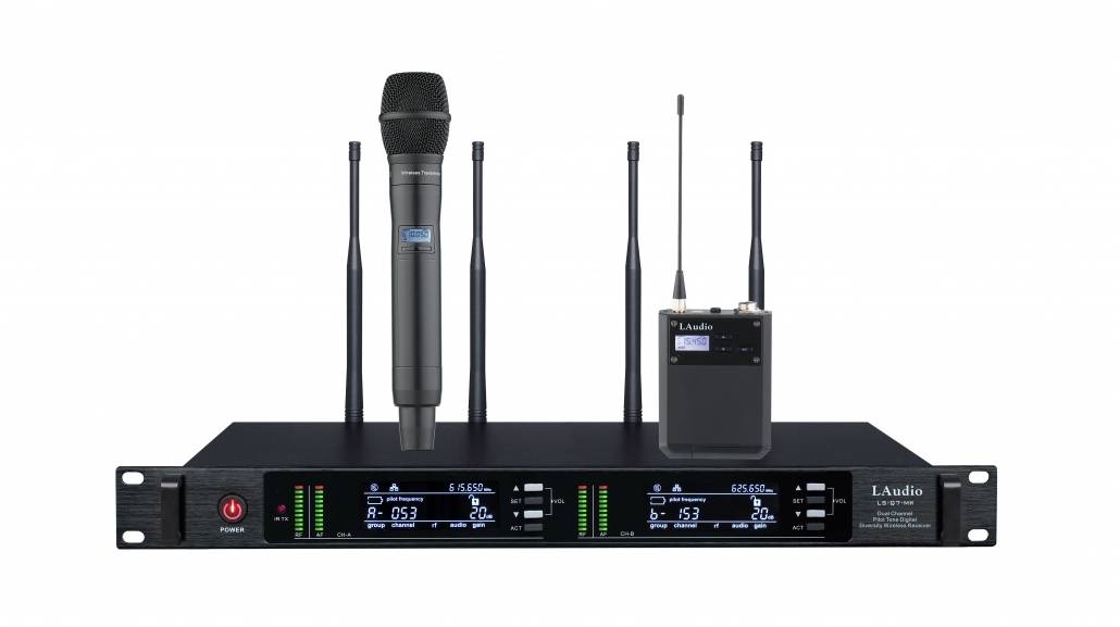 LAUDIO LS-Q7-MH Радиосистема с ручным и головным передатчиком, LAudio