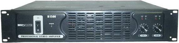 INVOTONE B1500 - Усилитель мощности, 2x750Вт/4Ом, 2x575Вт/8Ом, 2х1400Вт/2Ом,...