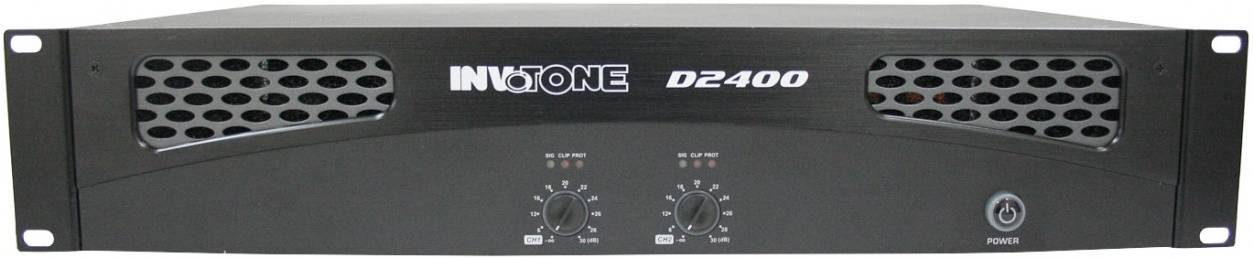INVOTONE D2400 - цифровой двухканальный усилитель мощности 2*240Вт. RMS...